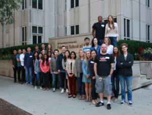 New PhD students in the Driskill Graduate Program in the Life Sciences included students from as far away as Puerto Rico, Russia and India.