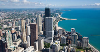 Schweitzer Fellow Tackles Disparities in Birth Outcomes Aerial view Chicago Campus2007-5476