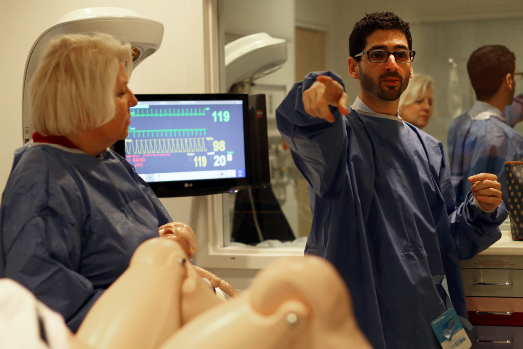 David Salzman, MD, MEd, director of Simulation for Undergraduate Medical Education, explains the importance of training learners in an environment with similar demands to real-world situations and shares how trainees learn to multi-task, prioritize care and utilize resources in simulated scenarios.