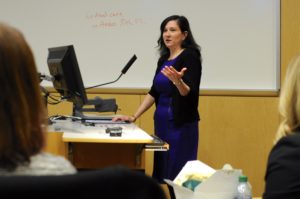 Diane B. Wayne, ’91 MD, vice dean for Education, discussed mentorship in a clinical setting and what she learned from her own mentors.