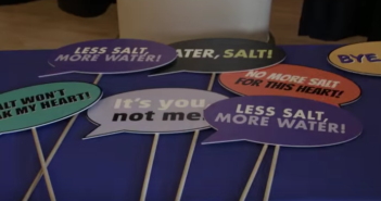 heart health-less salt more water