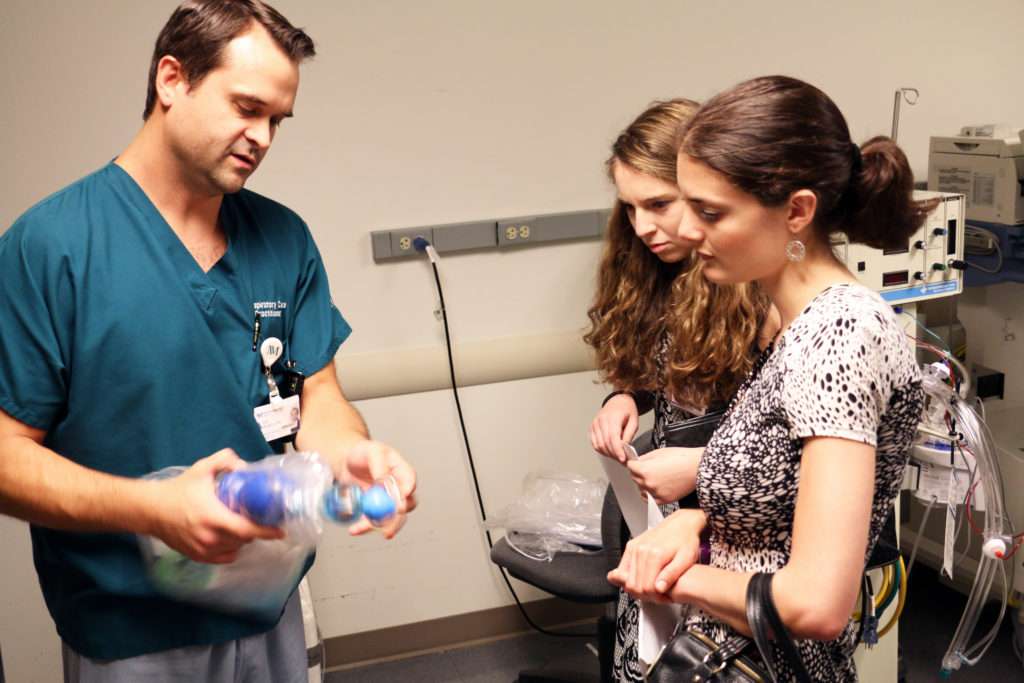 During the experience, students learned the importance of collaborative efforts and teamwork. “It was nice to see healthcare professionals working together as a team,” Agron said.