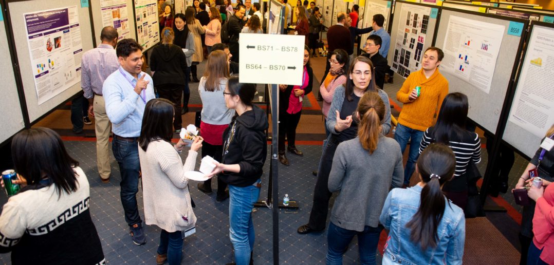 Over 430 students, staff, trainees and faculty presented abstracts at the 14th Annual Lewis Landsberg Research Day. Photo by Nathan Mandell.