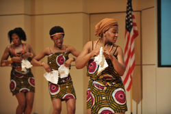 The traditional Igbo dance style of Nigeria was on display as part of Fusion 2012.