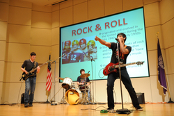 Rum Lotus, lead by first-year student Varun Krishnan, performed a rock version of Jay-Z’s “Empire State of Mind” and the Red Hot Chili Peppers’ “Give It Away.”