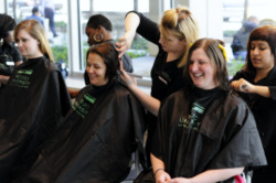 Students, Staff Participate in Cuts for Cancer