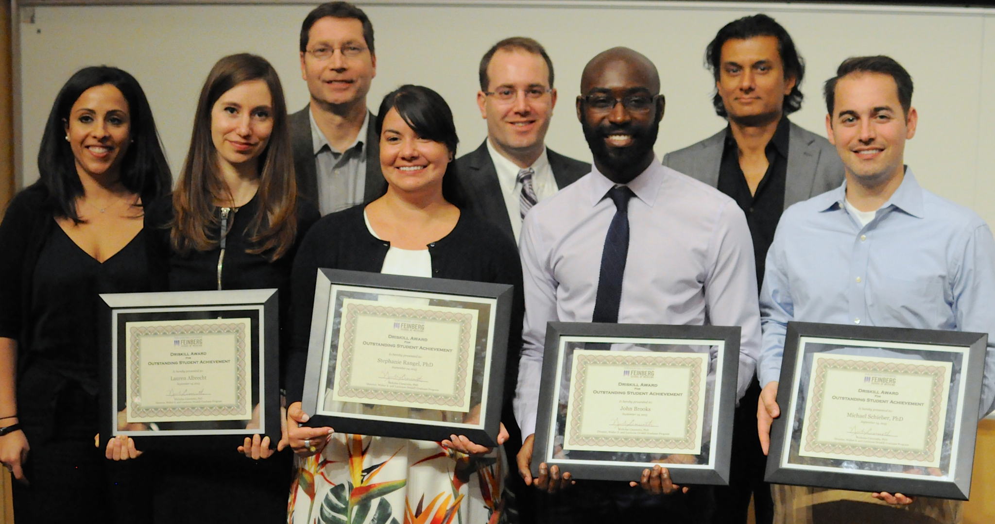 Driskill Students and Faculty Recognized for Contributions to Research and Teaching