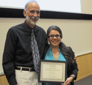 Steve Anderson and Lizzie student service award