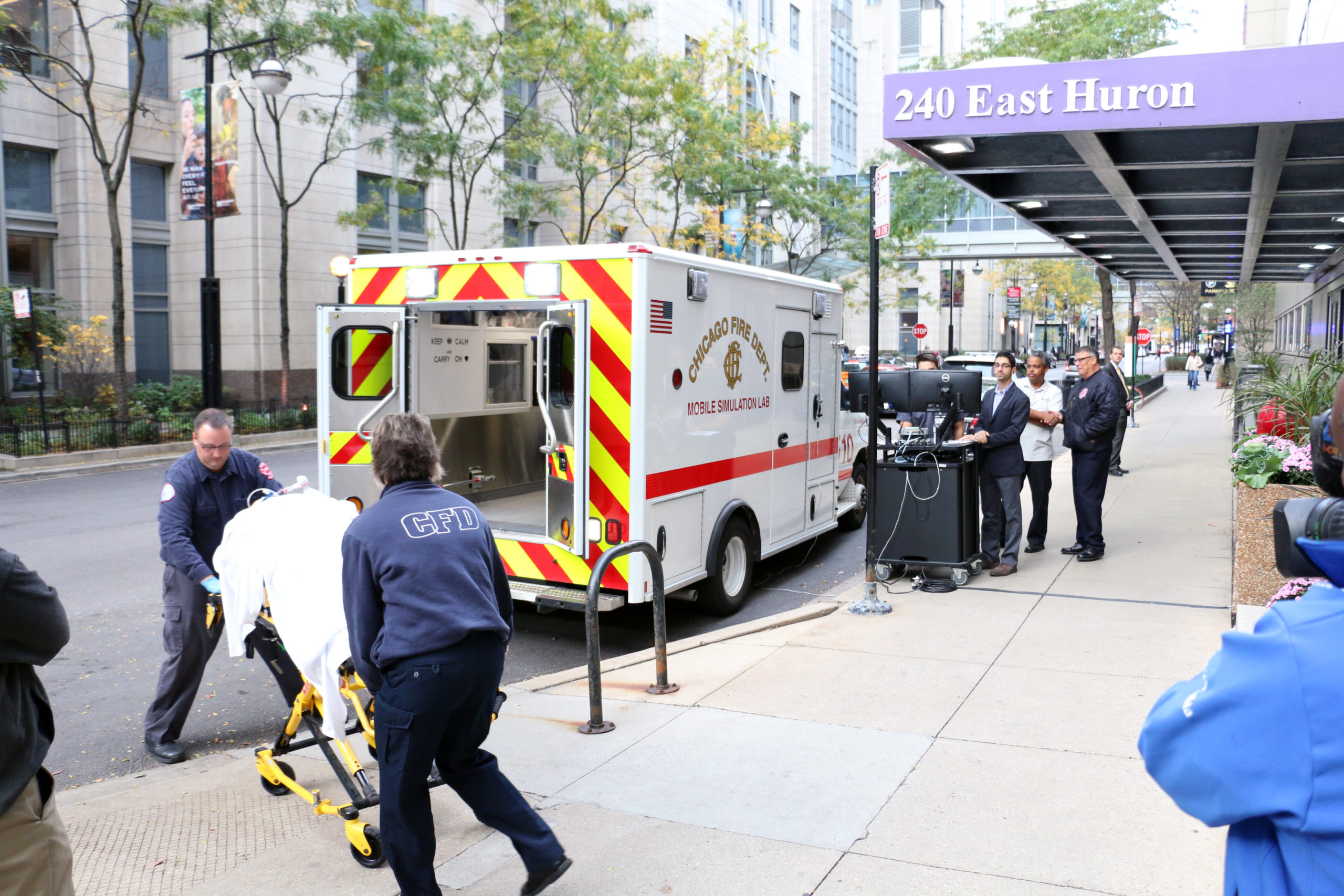 Chicago Fire Department and Northwestern Medicine Physicians Practice for Emergencies