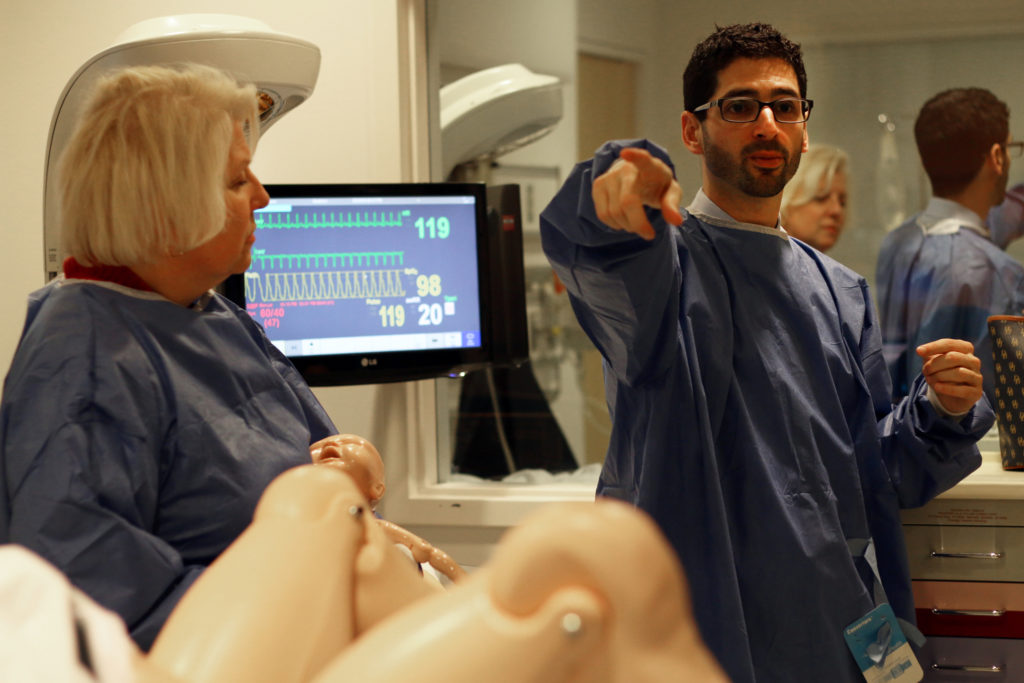 David Salzman, MD, MEd, director of Simulation for Undergraduate Medical Education, explains the importance of training learners in an environment with similar demands to real-world situations and shares how trainees learn to multi-task, prioritize care and utilize resources in simulated scenarios. 