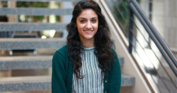 Kritika Navar, a fourth-year student in the Clinical Psychology PhD Program, studies visual perception and its role in autism spectrum disorder in the laboratory of Molly Losh, PhD, associate professor of Psychiatry and Behavioral Sciences. 