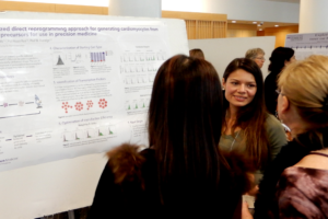 Marisol Romero Tejeda, a third-year graduate student in the Department of Pharmacology, researches ways to reprogram blood cells to generate cardiomyocytes for use in precision medicine applications.