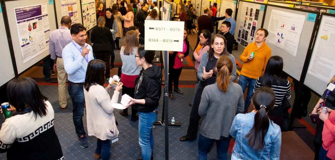 Over 430 students, staff, trainees and faculty presented abstracts at the 14th Annual Lewis Landsberg Research Day. Photo by Nathan Mandell. 