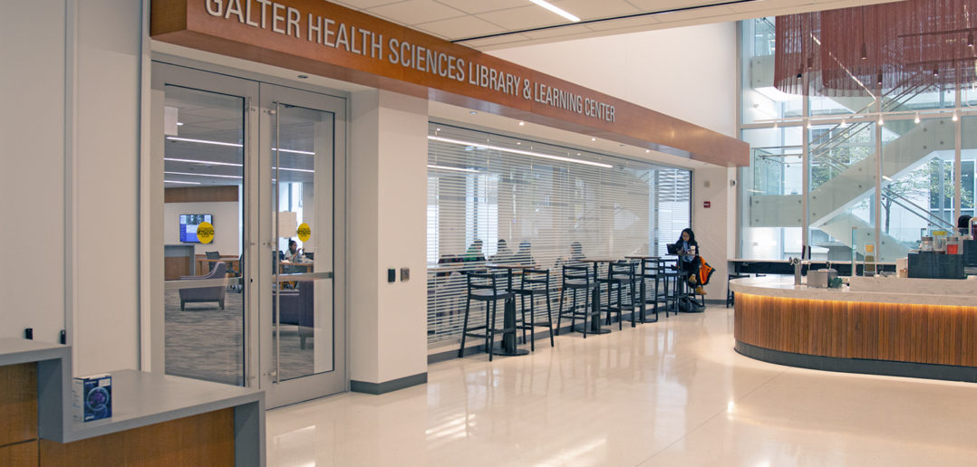 Galter Library New Entrance