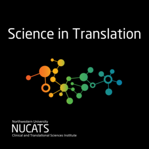 Science in Translation artwork featuring connected molecules.