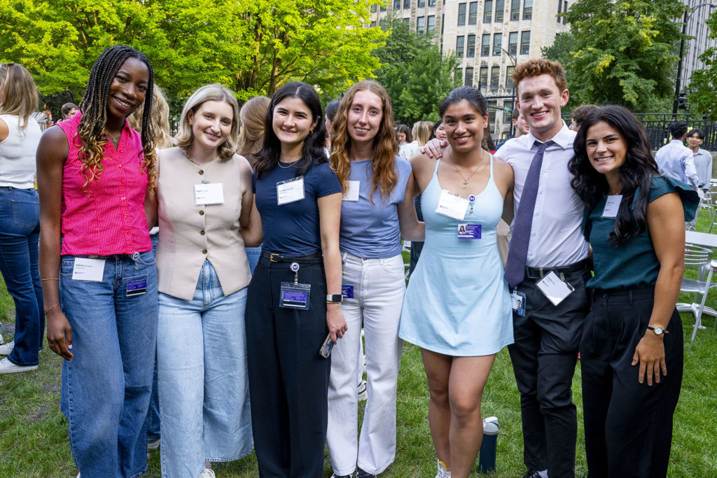 Northwestern University Feinberg School of Medicine officially welcomed the entering MD Class of 2025 during the Introduction to the Profession module, which culminated in a welcome barbecue at the Museum of Contemporary Art, where students connected with their new classmates and the faculty members who will guide them over the next four years.