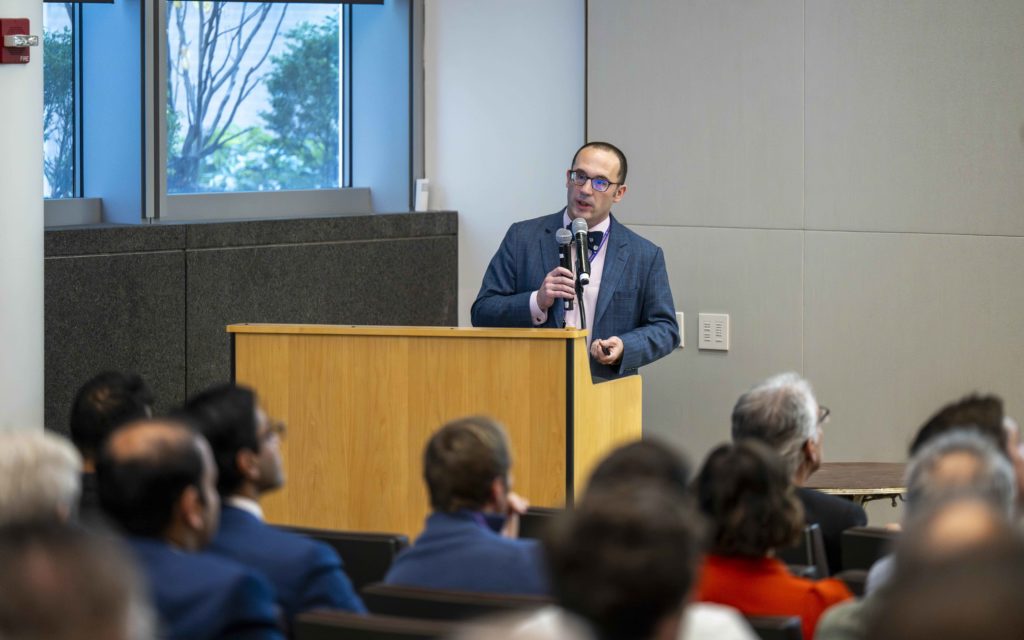 Brian Garibaldi, MD, MEd, the Charles Horace Mayo Professor of Medicine and inaugural director of the Center for Bedside Medicine, welcomed attendees to the Conference in Bedside Medicine.