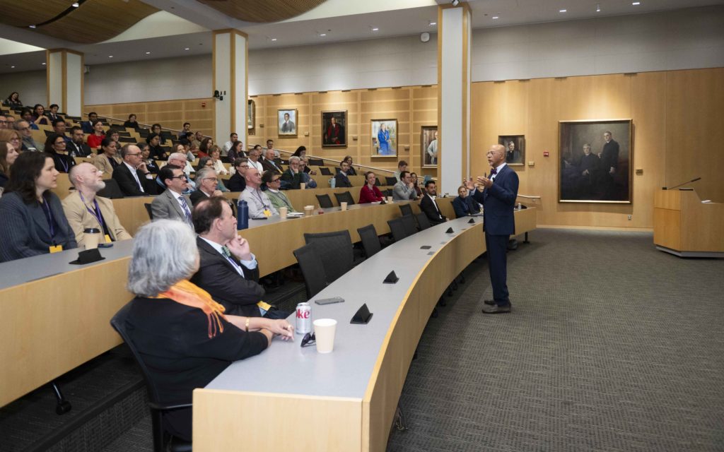 braham Verghese, MD, vice chair for the theory and practice of medicine at Stanford University, gave a plenary address during the conference.