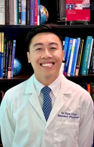 Kyle Chan, ‘23 MD, a resident physician in the Department of Ophthalmology.