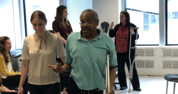 Community Volunteers Help Teach Physical Therapy Students Alongside NUPOC Faculty and Alumni