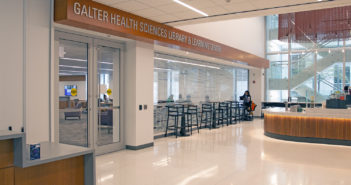 Galter Health Sciences Library and Learning Center Gets New Main Entrance, Expanded Study Spaces